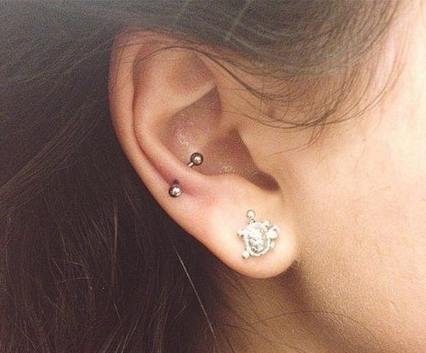 Tipos de Piercing en la oreja Snug
