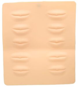 Piel sintética para tatuar labios